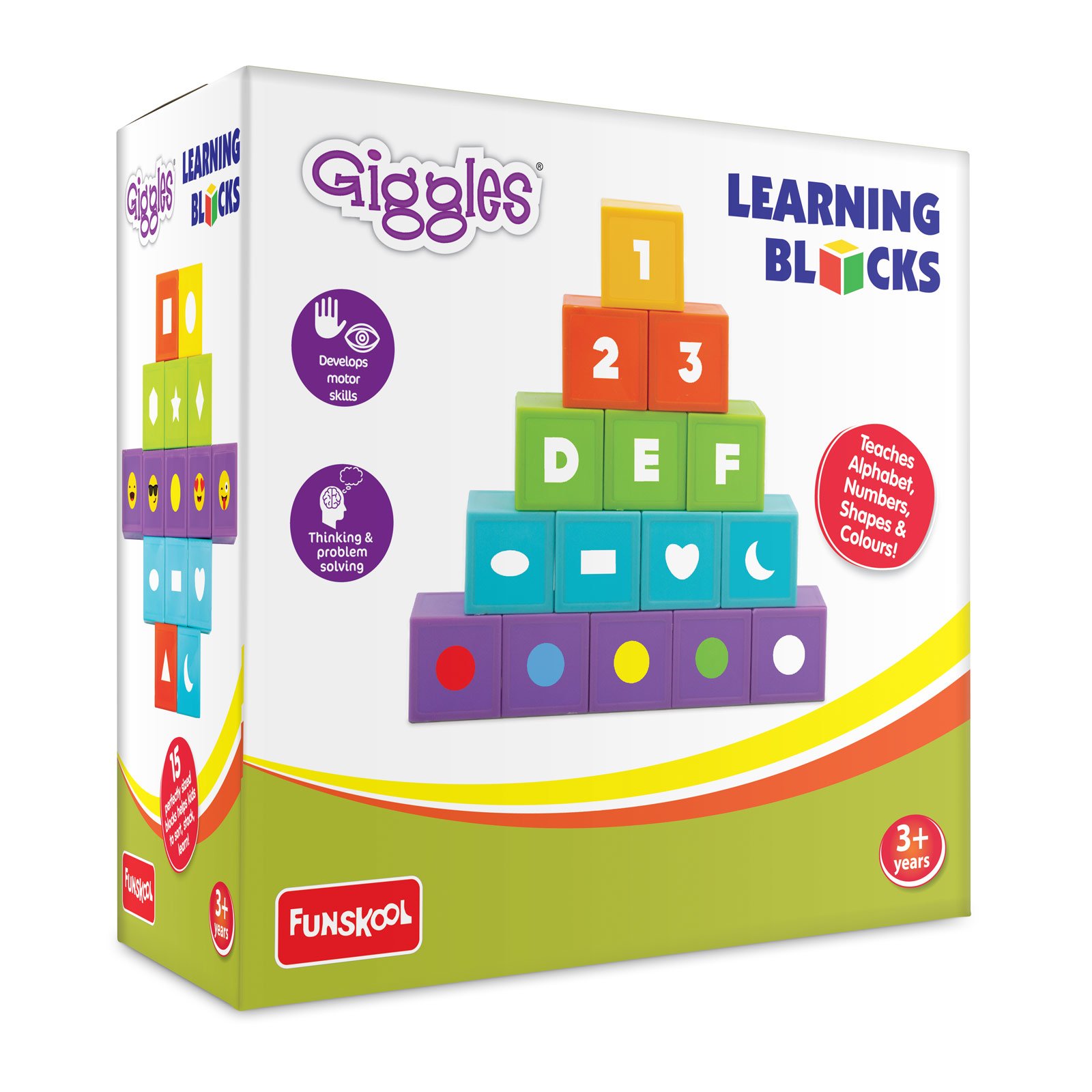 Learning Blocks – Educational and Colorful Play Set for Kids (3+ Years)
