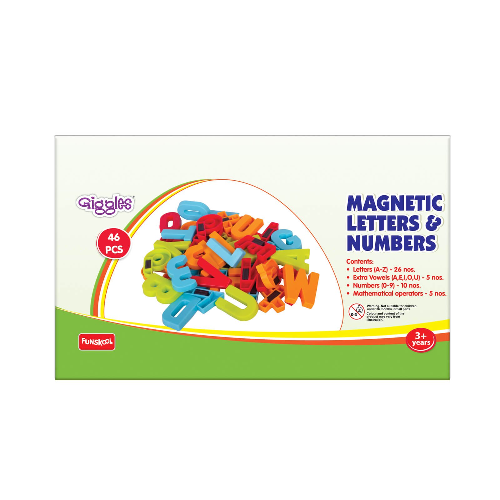 Magnetic Letters & Numbers Set – 46-Piece Educational Learning Toy (3+ Years)