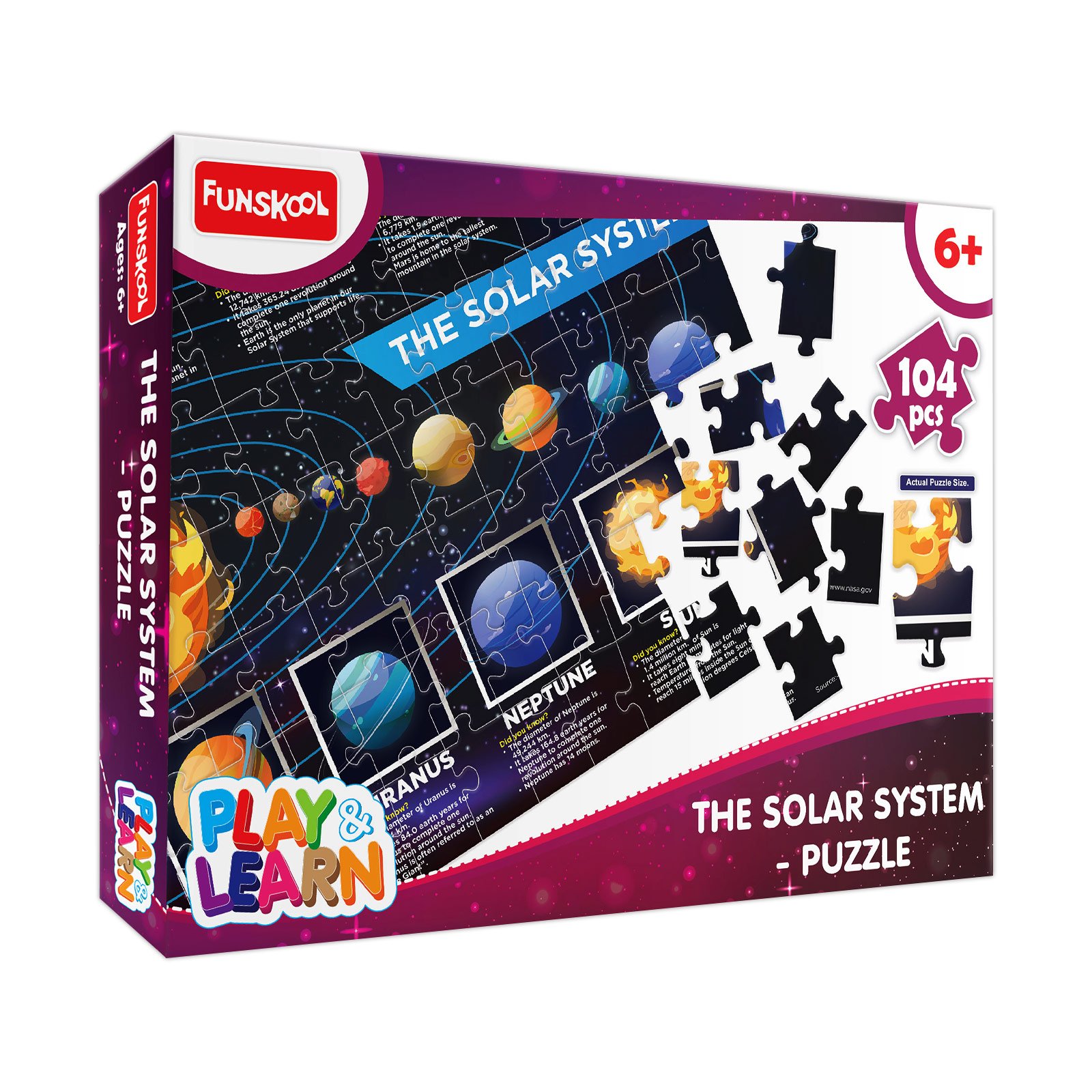 The Solar System Puzzle – Fun and Educational Space-Themed Puzzle (6+ Years)