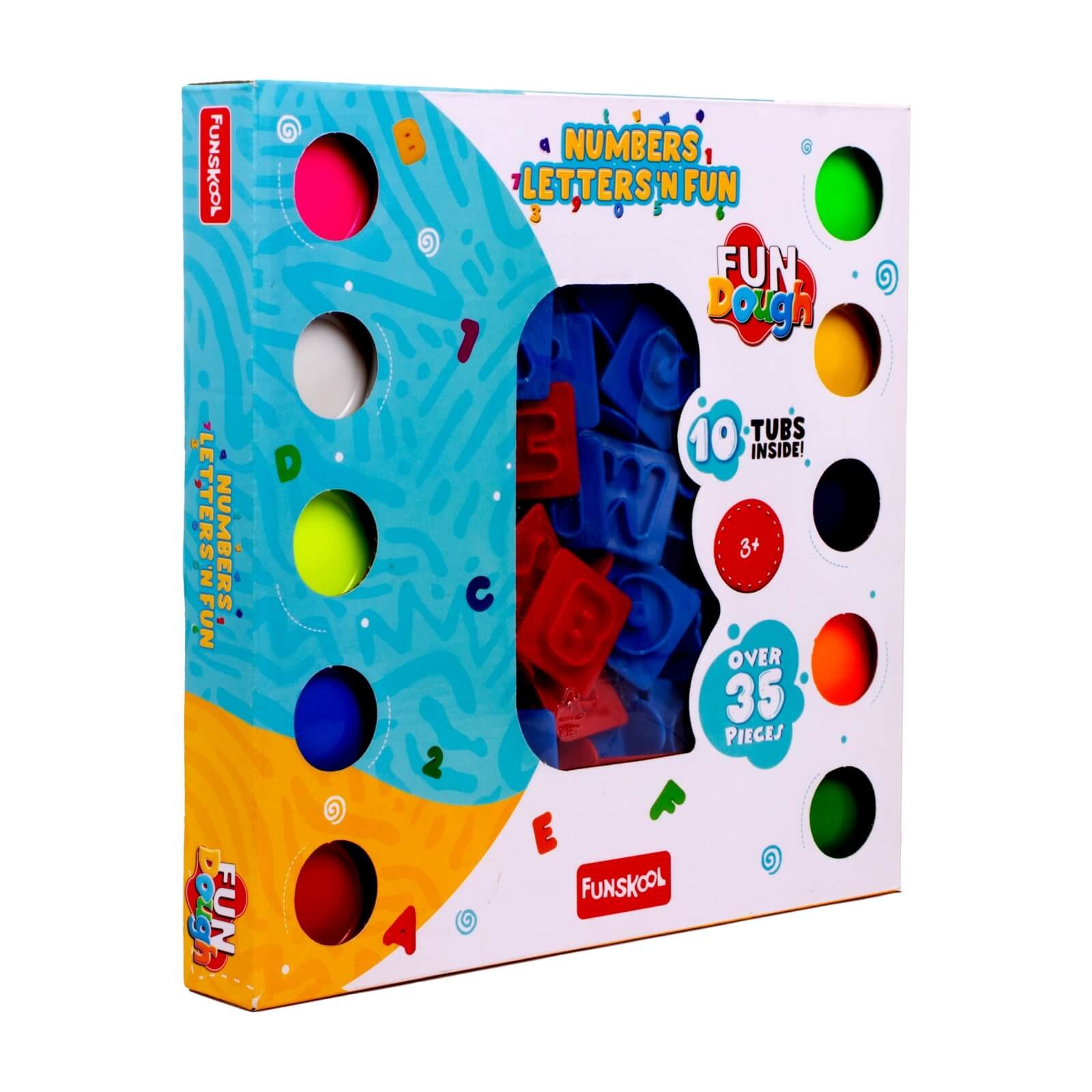 Numbers Letters ‘N Fun – Fundough Learning & Creative Play Set (3+ Years)