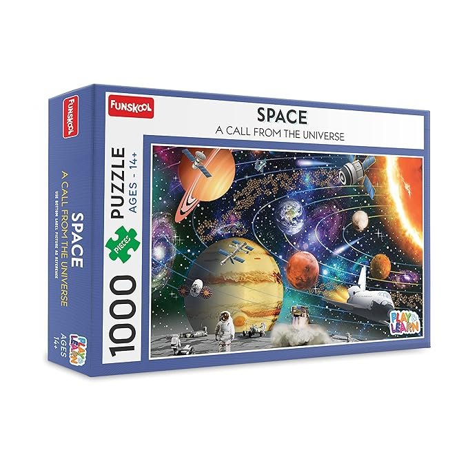 Funskool Space Jigsaw Puzzle – 1000 Pieces of Captivating Fun (14+ Years)