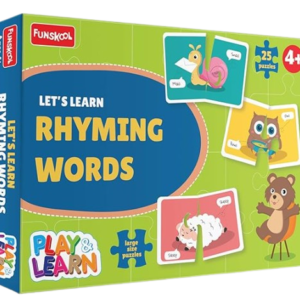 Funskool Play & Learn Rhyming Words Puzzle – 50 Piece Educational Matching Game (4+ Years)