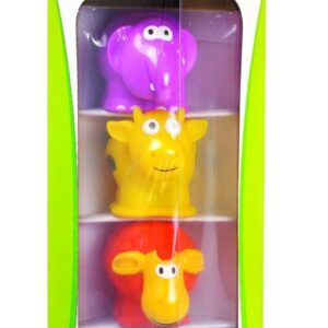 Animal Squeakers 4s – Bright Squeaky Toy Set for Toddlers (3+ Months)