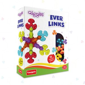 Ever Links – 13-Piece Interlocking Learning Toy for Toddlers (12+ Months)
