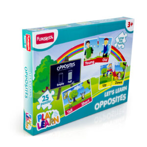 Let’s Learn Opposites Puzzle – 25 Piece Educational Matching Puzzle for Kids (3+ Years)