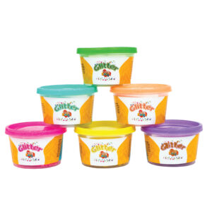 Fundough Sparkle Pack – 6 Glitter Dough Colours Creative Set (3+ Years)