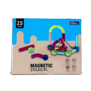Magnetic Sticks Building Set – Creative Construction Toy (25 Pieces, 7+ Years)